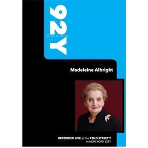 Madeleine Albright DVD 92Y Recorded Live at the 92nd Street Y in NYC